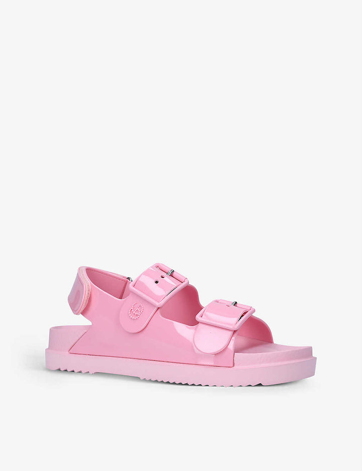 ⭐︎りりこ⭐︎GUCCI GGロゴトートラバーバッグ ラズベリーピンク新品 GUCCI グッチ バッグ チルドレンズ GG トート ハンドバッグ