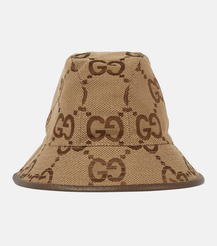 GUCCI JUMBO GG CANVAS BUCKET HAT