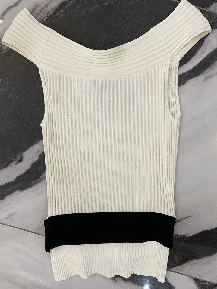 GUCCI KNITTED OFF SHOULDER TOP