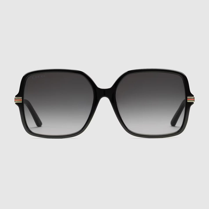 GUCCI LOW NOSE BRIDGE FIT SQUARE SUNGLASSES
