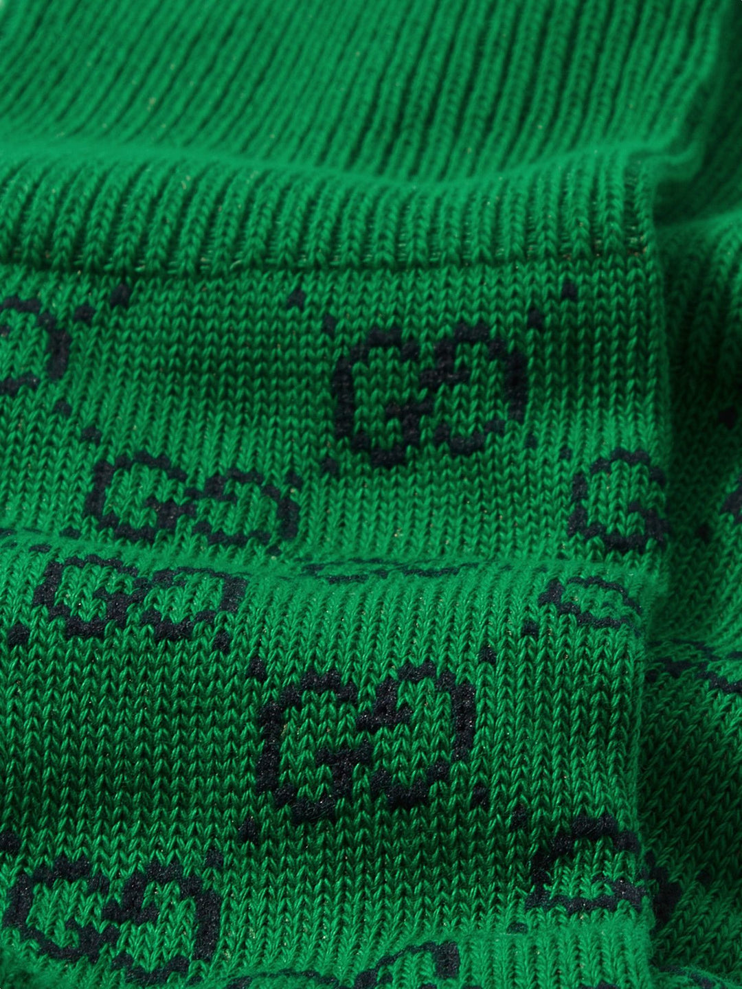 GUCCI LOGO JACQUARD COTTON BLEND SOCKS