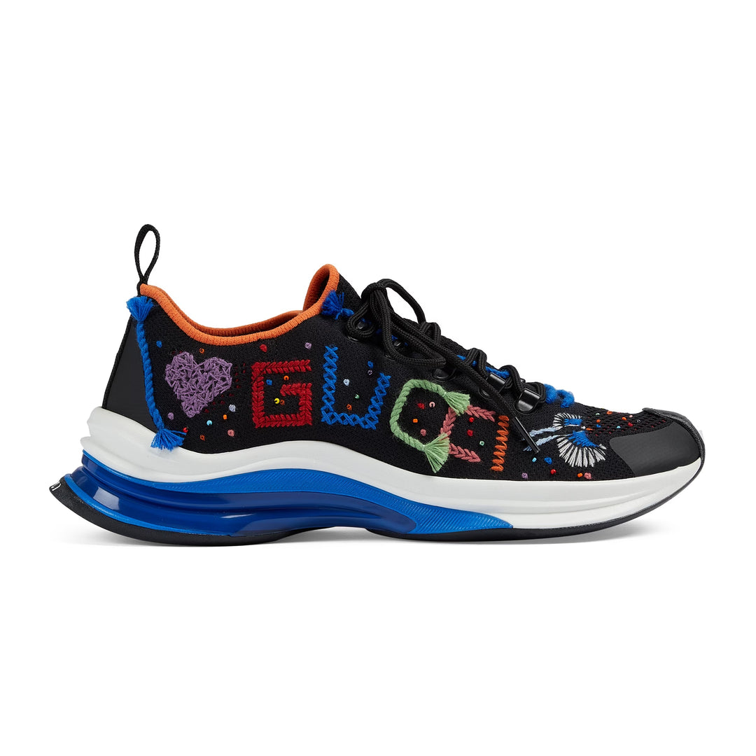 GUCCI LOVELIGHT BLACK LIMITED EDITION GUCCI RUN SNEAKERS