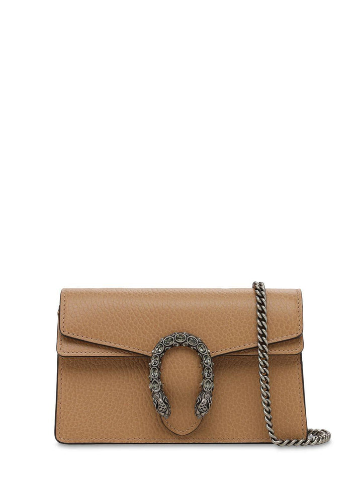 GUCCI MINI DIONYSUS LEATHER SHOULDER BAG