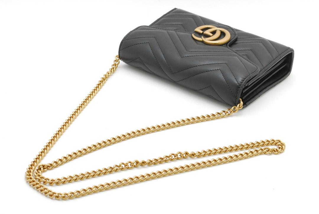 GUCCI GG MARMONT MINI CHAIN SHOULDER BAG