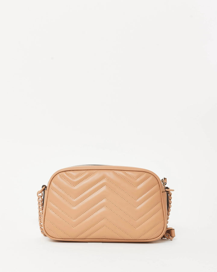 GUCCI GG MARMONT SMALL MONOCHROME CHAIN BAG