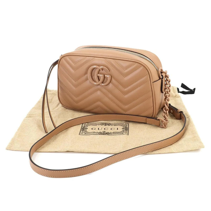 GUCCI GG MARMONT SMALL MONOCHROME CHAIN BAG