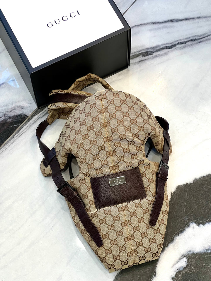 GUCCI GG MONOGRAM BABY CARRIER