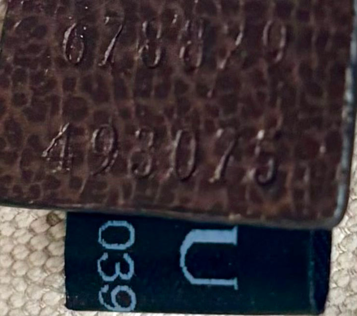 GUCCI MONOGRAM JUMBO GG DOUBLE BUCKLE BACKPACK