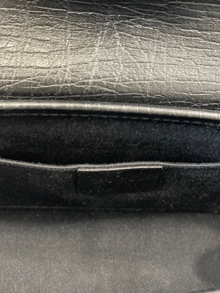 GUCCI MONOGRAM SMALL BAMBOO BULLET BAG
