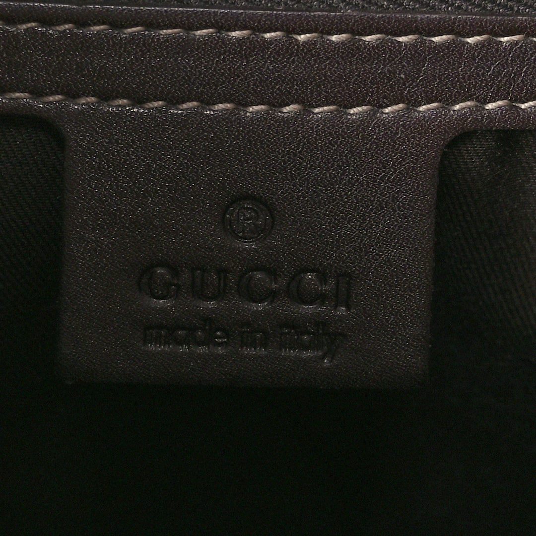 GUCCI MONOGRAM VINTAGE WEB JACKIE O BOUVIER HOBO BAG
