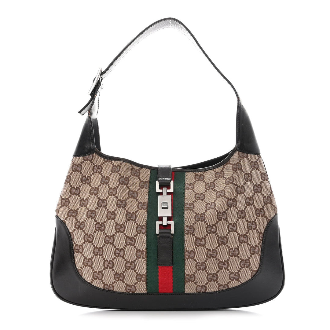GUCCI GG MONOGRAM WEB JACKIE O HOBO BAG