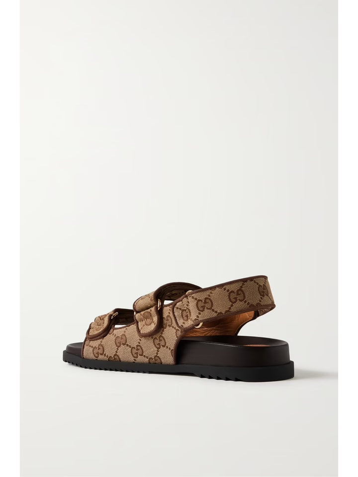 【GUCCI】`Moritz` Sandals コットン サンダル GUCCI Moritz Raffia Effect Slide Sandals Gucci