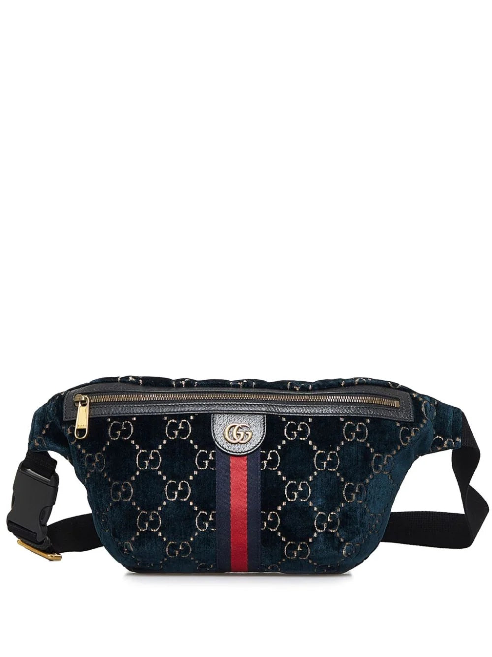 GUCCI GG OPHIDIA WEB VELVET LARGE BELT BAG – Caroline's Fashion