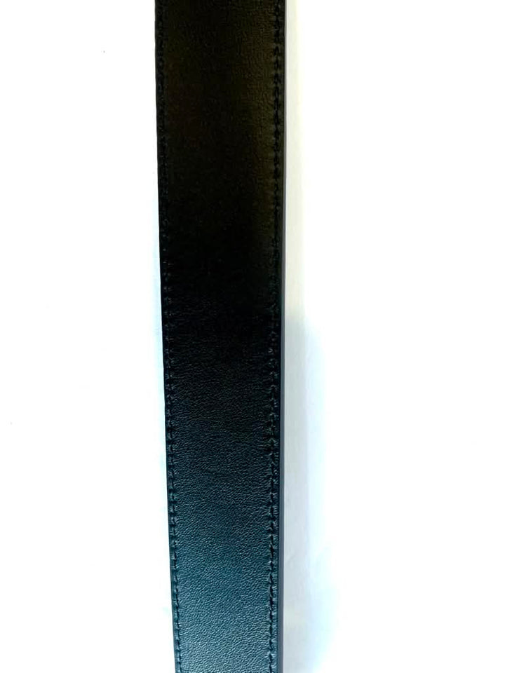 GUCCI PLATE BUCKLE CALEIDO PRINT COATED CANVAS &amp; CALFSKIN LEATHER BELT