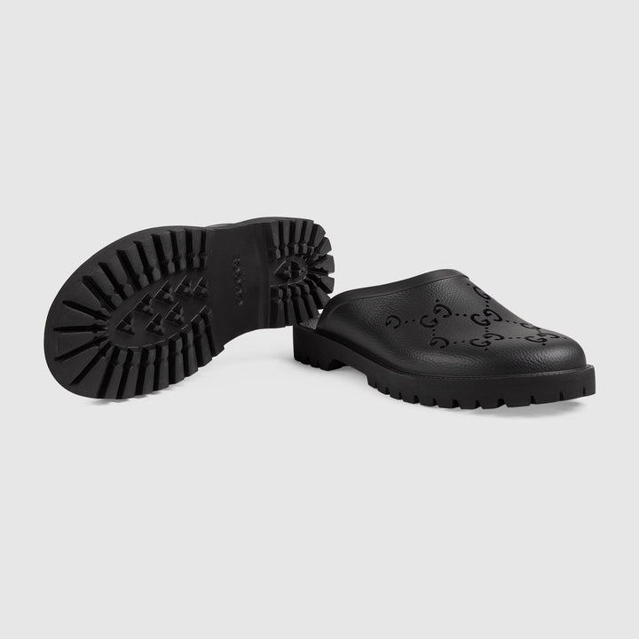 GUCCI GG MONOGRAM PERFORATED RUBBER MEN&