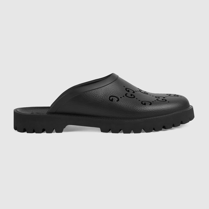GUCCI GG MONOGRAM PERFORATED RUBBER MEN&