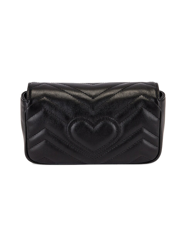 GUCCI GG MARMONT SUPER MINI LEATHER BAG