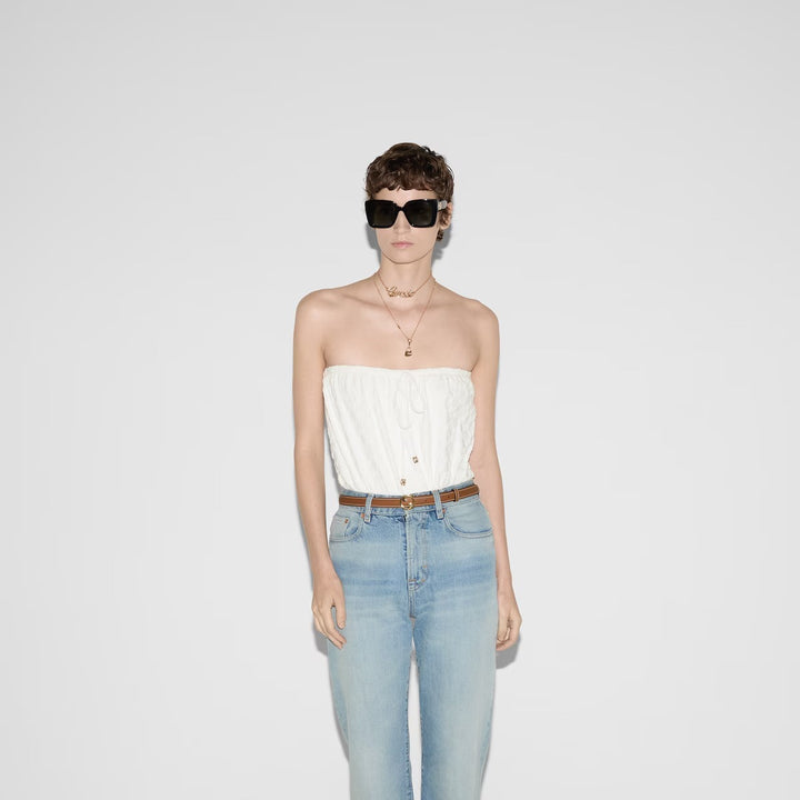 GUCCI GG TERRYCLOTH JERSEY SWIMSUIT