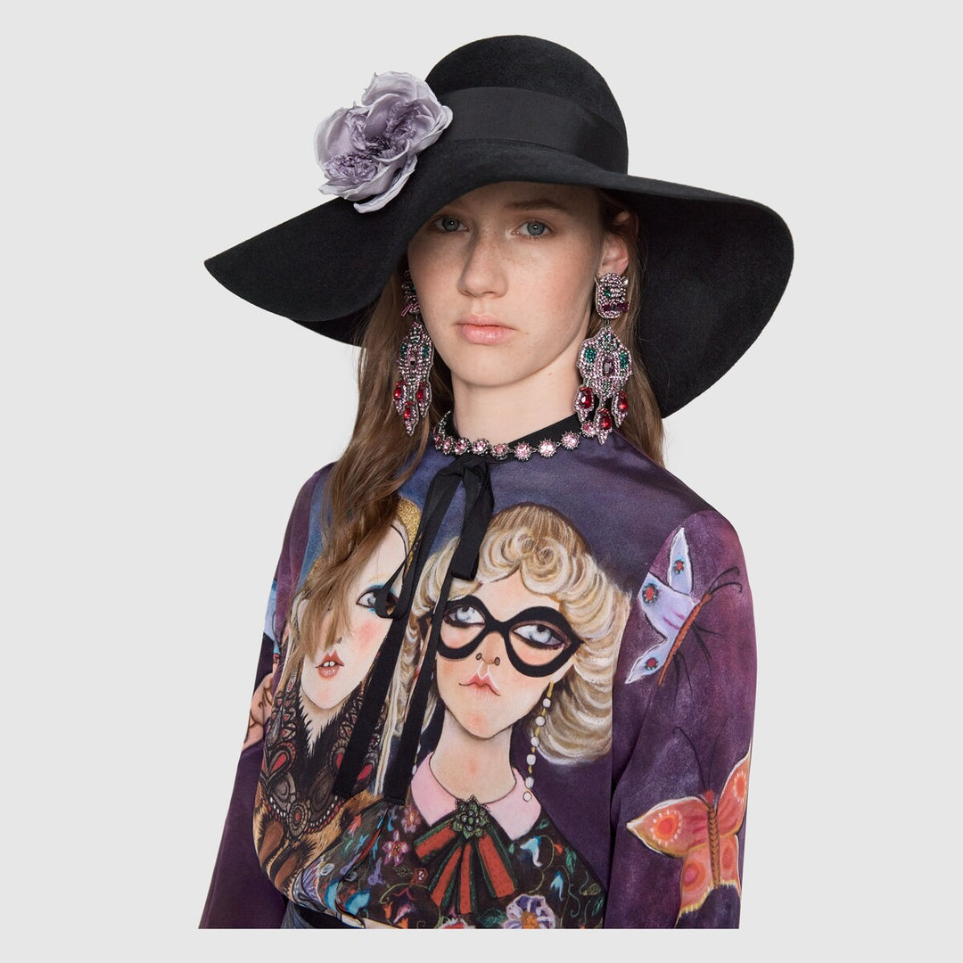GUCCI UNSKILLED WORKER SILK SHIRT – Caroline's Fashion Luxuries