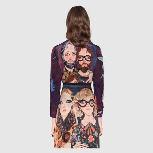 GUCCI UNSKILLED WORKER SILK SHIRT – Caroline's Fashion Luxuries
