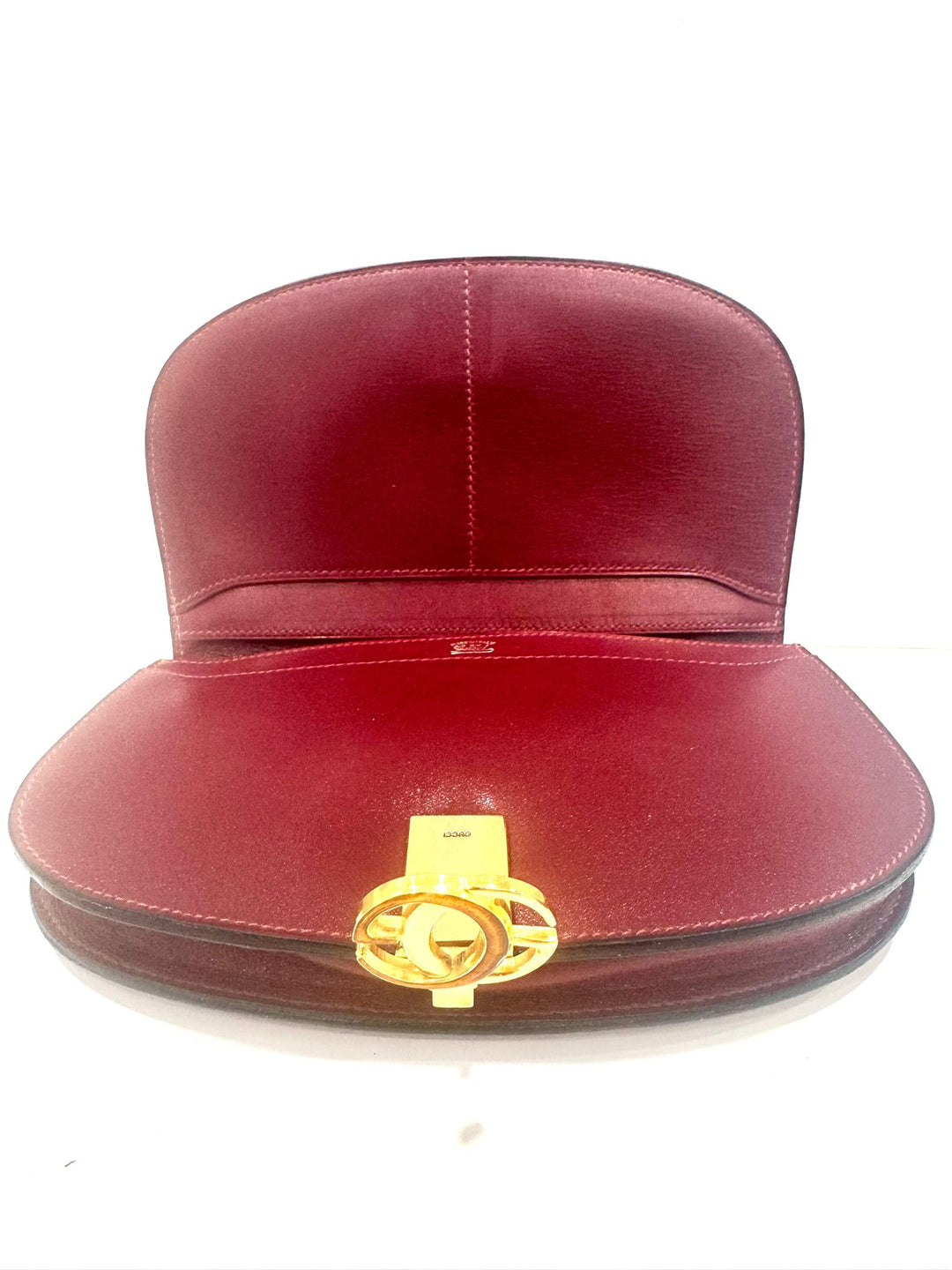 GUCCI VINTAGE CALFSKIN LEATHER WALLET IN WINE – Caroline's Fashion