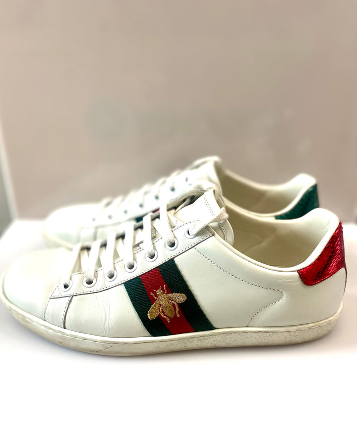 GUCCI NEW ACE BEE LOW-TOP SNEAKERS