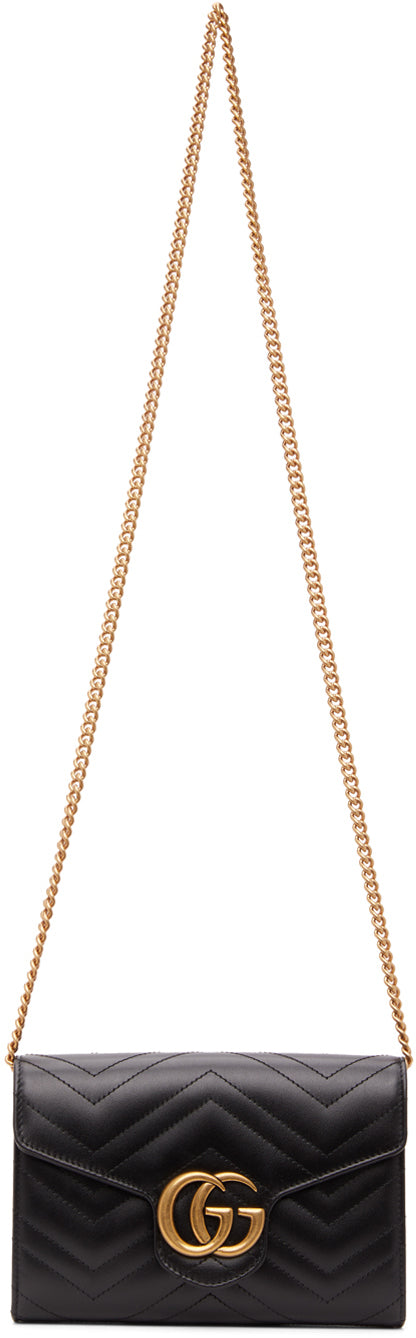 GUCCI GG MARMONT MINI CHAIN SHOULDER BAG
