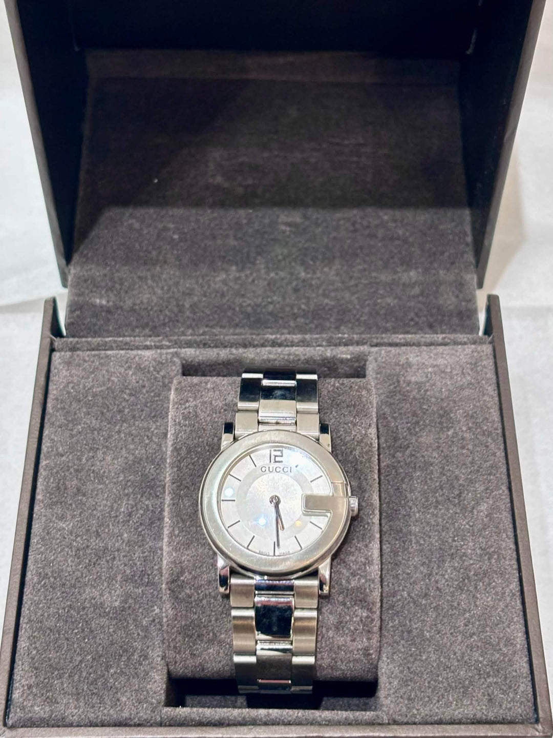 GUCCI 101 SERIES COLLECTION STAINLESS STEEL WATCH