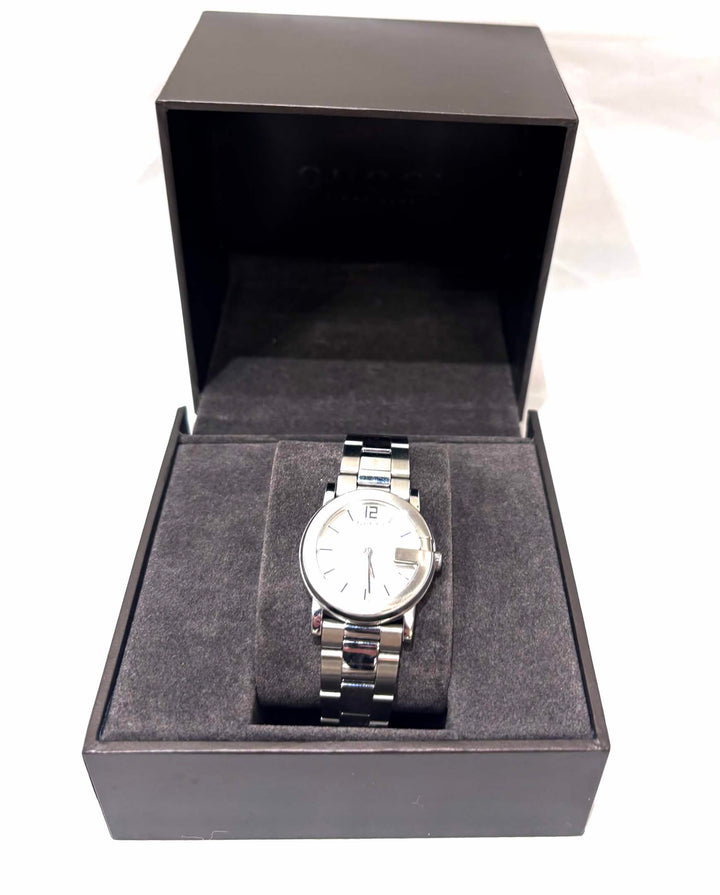 GUCCI 101 SERIES COLLECTION STAINLESS STEEL WATCH