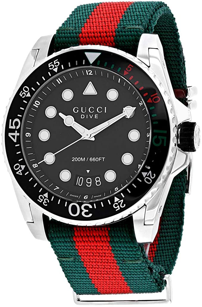 GUCCI 45MM DIVE WEB WATCH