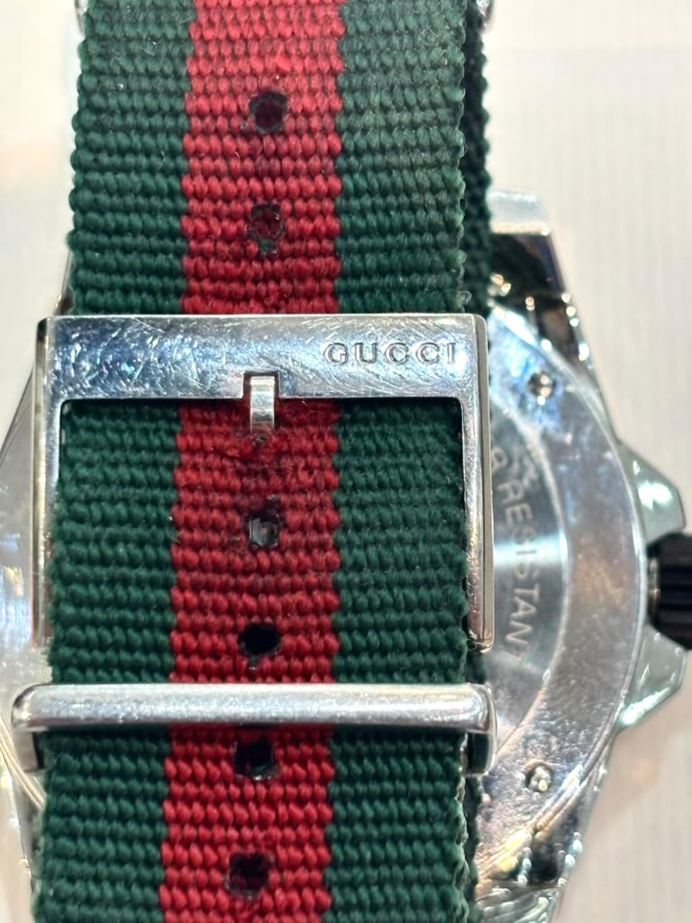 GUCCI 45MM DIVE WEB WATCH