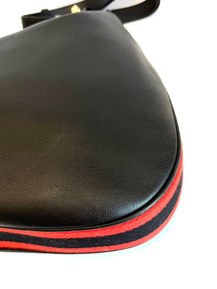 GUCCI ATTACHÉ SMALL CALFSKIN LEATHER SHOULDER BAG