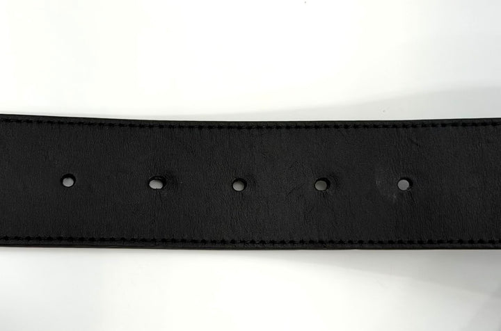 GUCCI GG BUCKLE CALFSKIN LEATHER BELT
