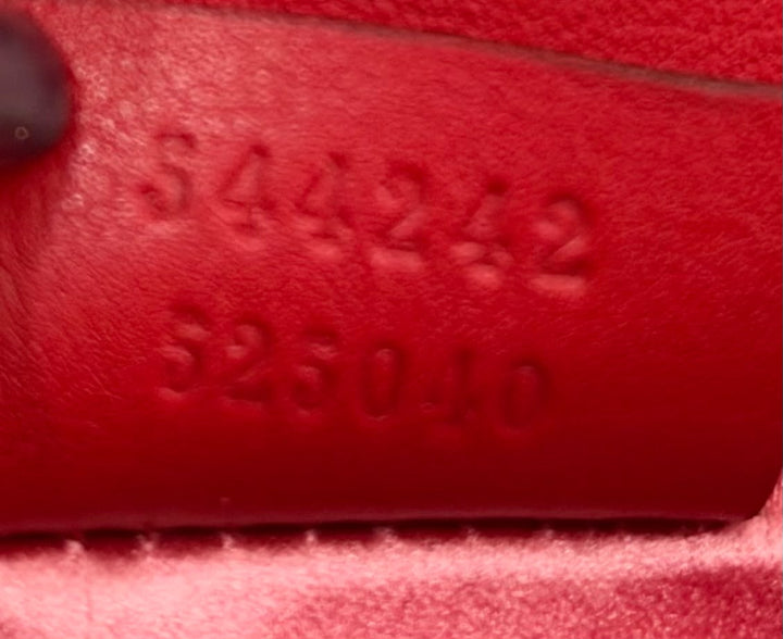 GUCCI BROADWAY VELVET CRYSTAL G SHOULDER BAG