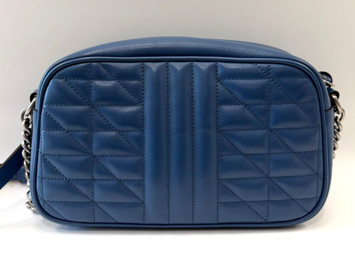 GUCCI GG MARMONT MATELASSÉ ARIA SMALL CALFSKIN LEATHER BAG