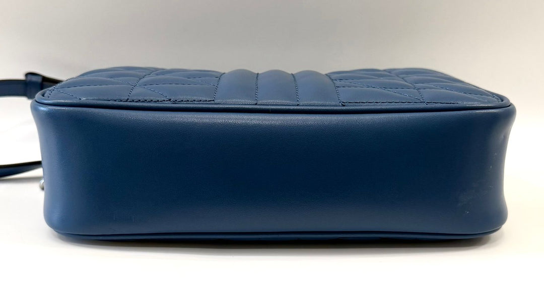 GUCCI GG MARMONT MATELASSÉ ARIA SMALL CALFSKIN LEATHER BAG