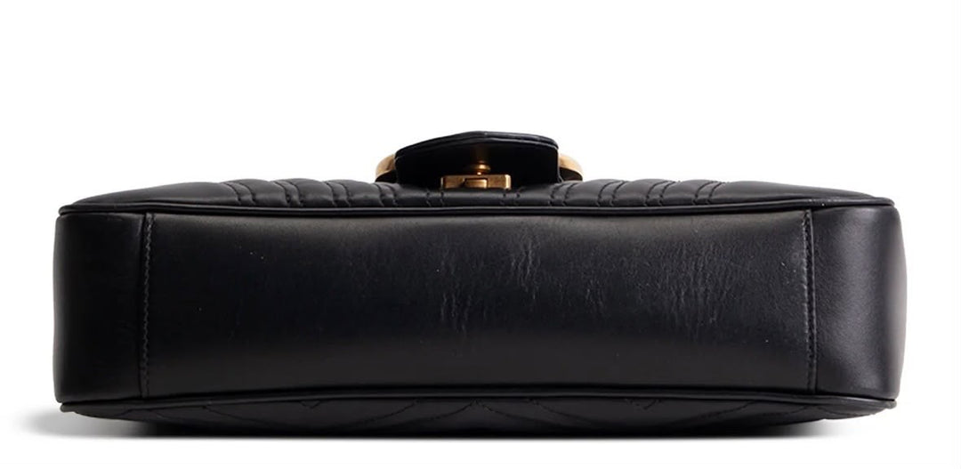 GUCCI GG MARMONT MATELASSÉ MEDIUM CALFSKIN LEATHER SHOULDER BAG