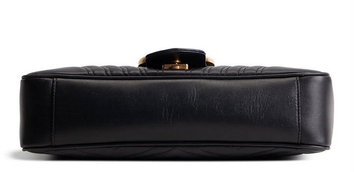 GUCCI GG MARMONT MATELASSÉ MEDIUM CALFSKIN LEATHER SHOULDER BAG