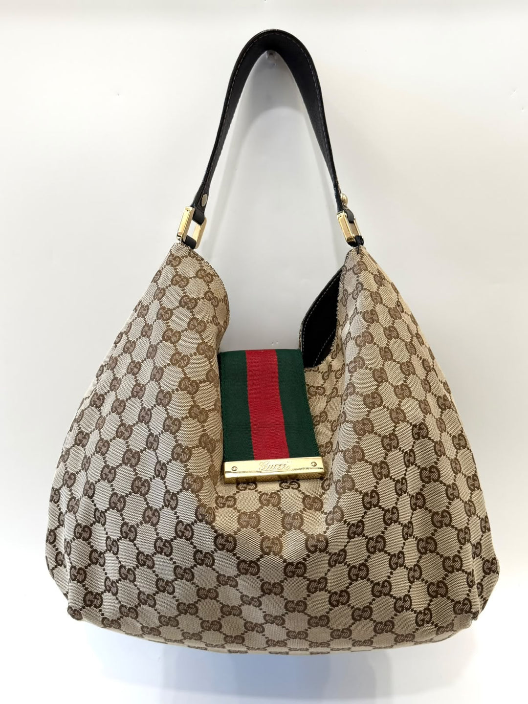GUCCI GG MONOGRAM NEW LADIES LARGE HOBO BAG