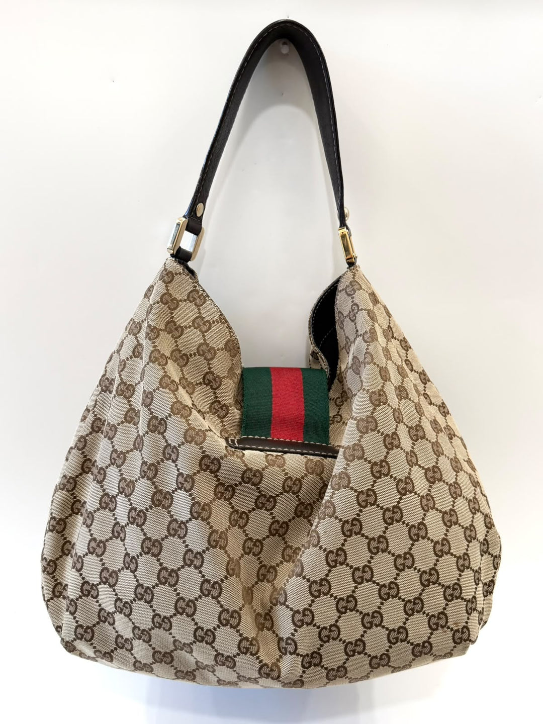 GUCCI GG MONOGRAM NEW LADIES LARGE HOBO BAG
