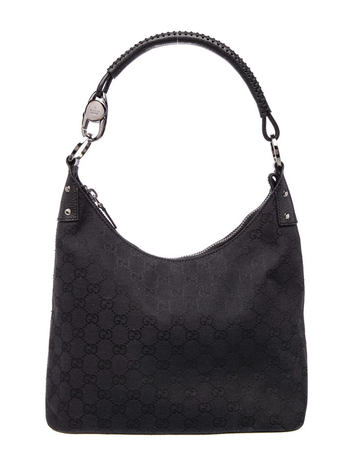 GUCCI GG CANVAS VINTAGE SHOULDER BAG