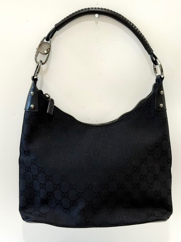 GUCCI GG CANVAS VINTAGE SHOULDER BAG