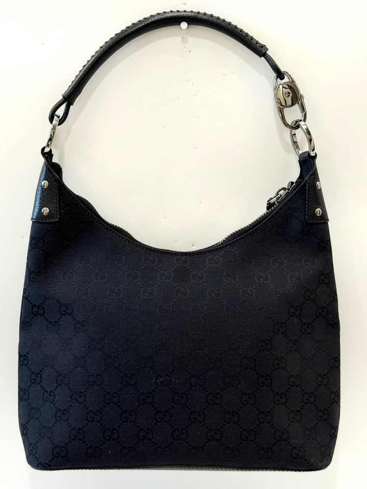 GUCCI GG CANVAS VINTAGE SHOULDER BAG