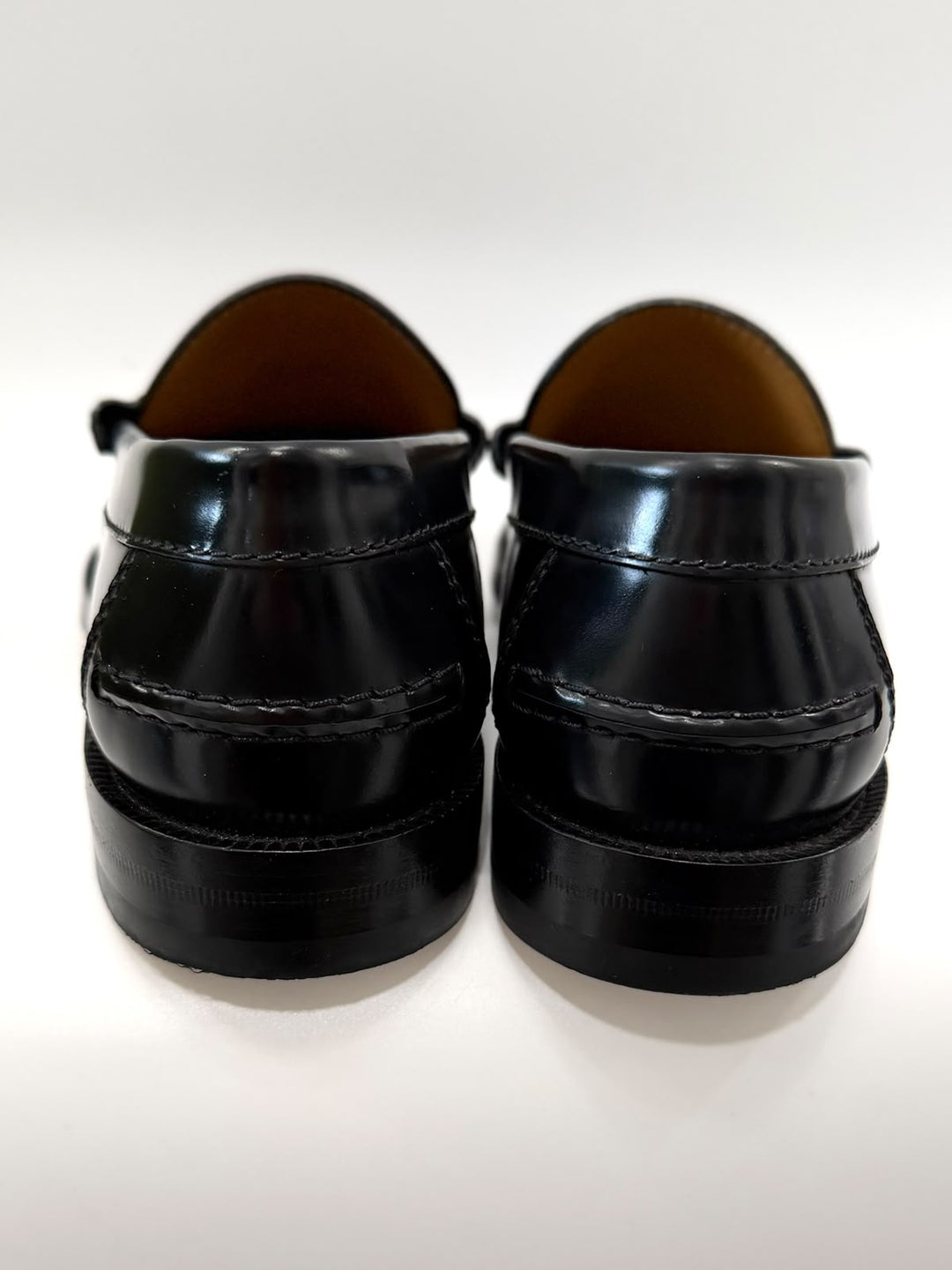 GUCCI GG CUTOUT MILLENNIAL REBOT LEATHER LOAFERS