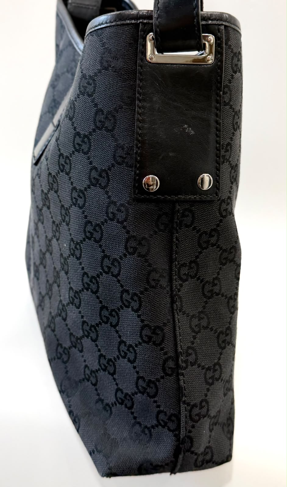 GUCCI GG MONOGRAM JACKIE PISTON-LOCK HOBO BAG