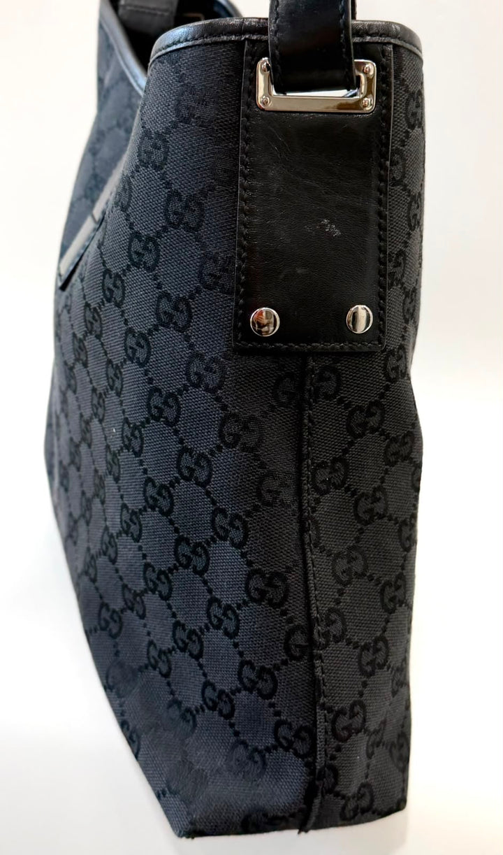 GUCCI GG MONOGRAM JACKIE PISTON-LOCK HOBO BAG