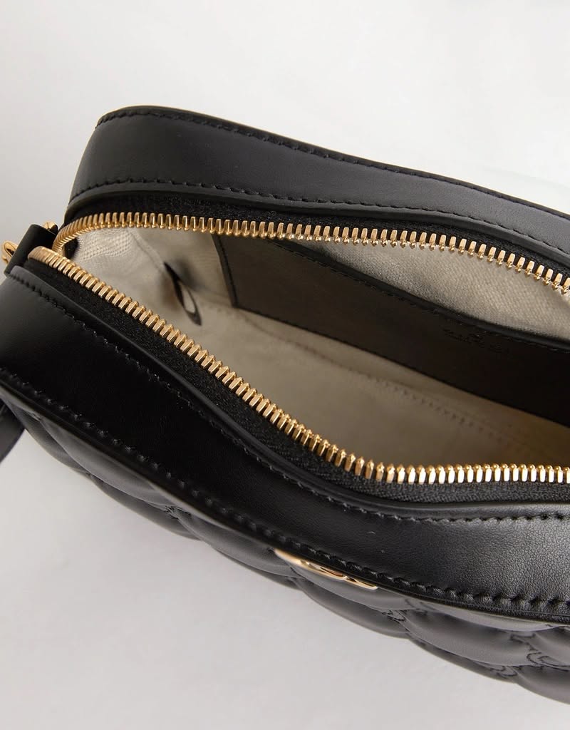 GUCCI GG MATELASSÉ CALFSKIN LEATHER SMALL CAMERA CROSSBODY BAG