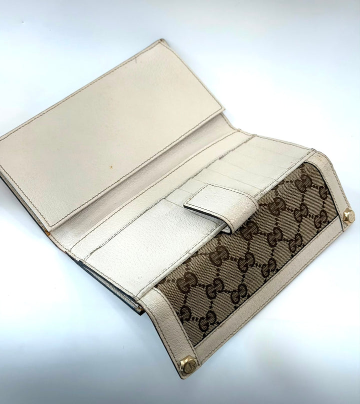 GUCCI GG MONOGRAM BRITT BI-FOLD VINTAGE CONTINENTAL WALLET