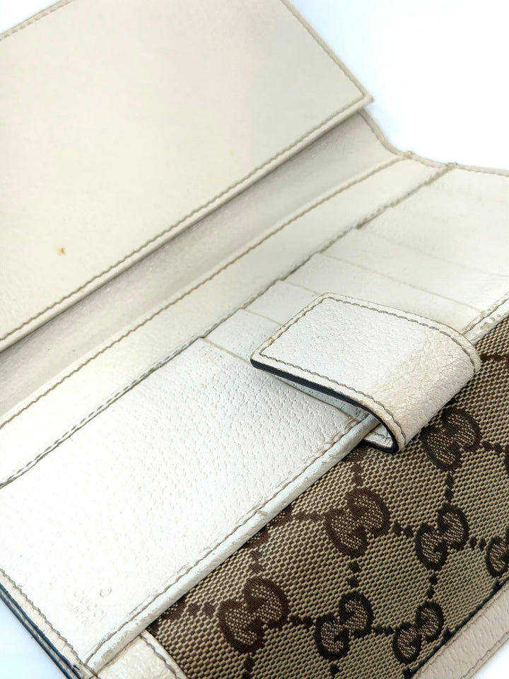 GUCCI GG MONOGRAM BRITT BI-FOLD VINTAGE CONTINENTAL WALLET