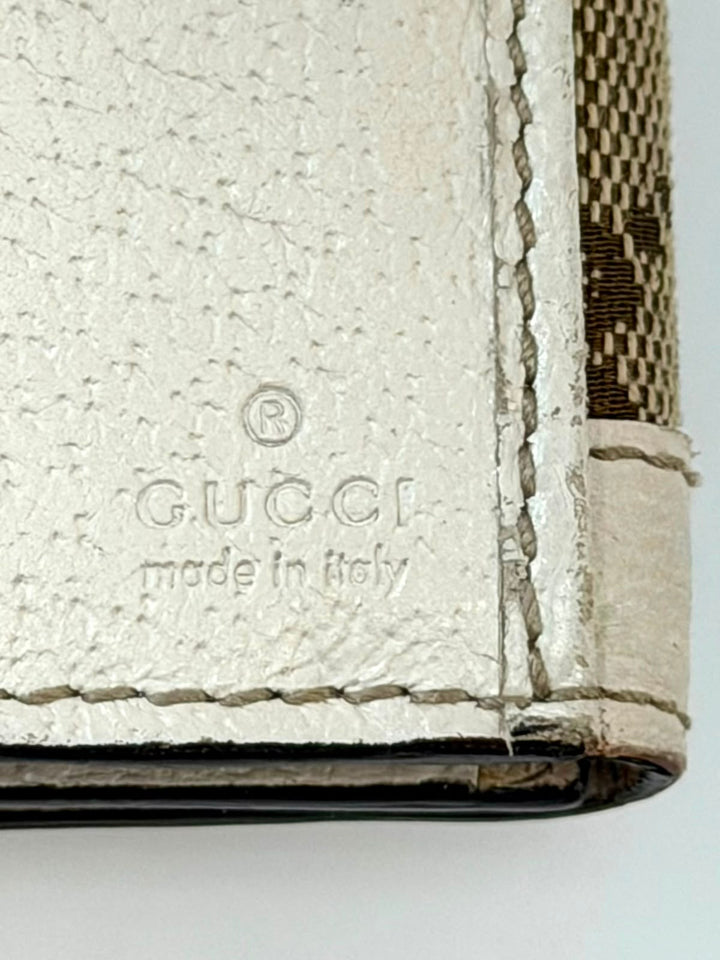 GUCCI GG MONOGRAM BRITT BI-FOLD VINTAGE CONTINENTAL WALLET